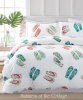 BEACH GIRLS FLIP FLOPS HAWAIIAN ISLANDS COASTAL BUNGALOW DUVET SET