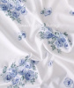 FRENCH BLUE FARMHOUSE COTTAGE ROSES DUVET SET